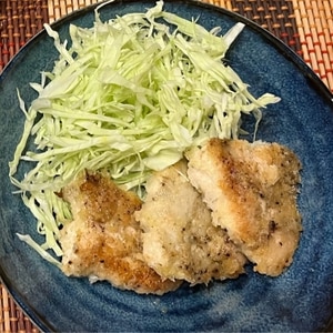 フライパンで焼く♪　鶏ささみの香草パン粉焼き